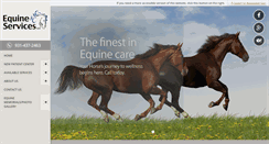 Desktop Screenshot of equineservicesllc.com